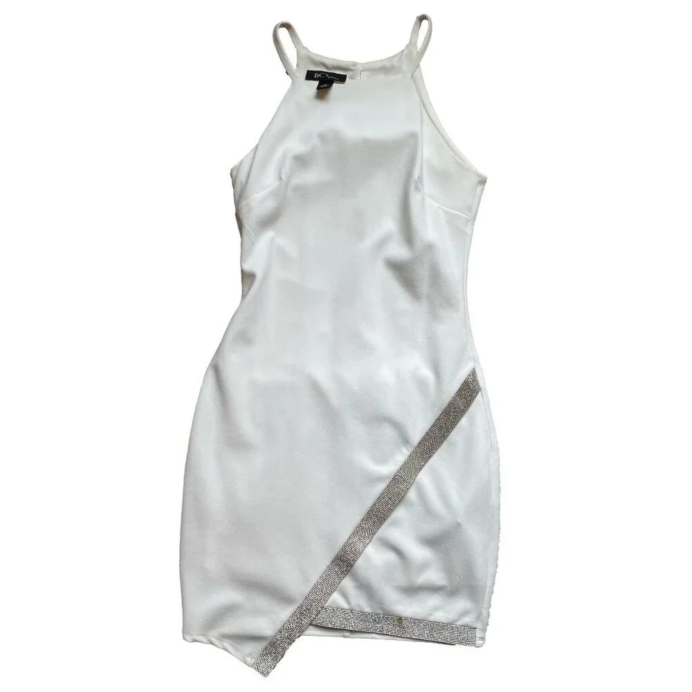 WHITE MINI DRESS - Picture 1 of 4
